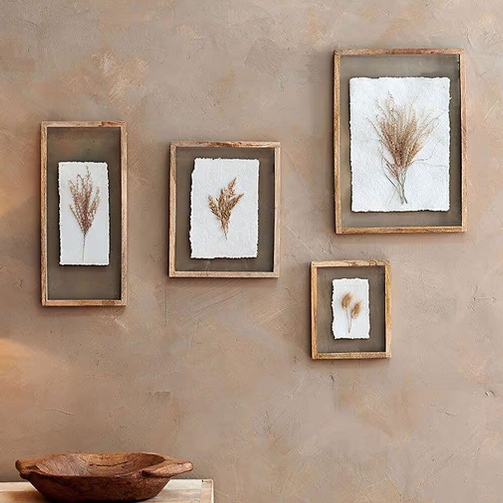 Nkuku Indu Wooden Frame Mango Wood 50x35cm